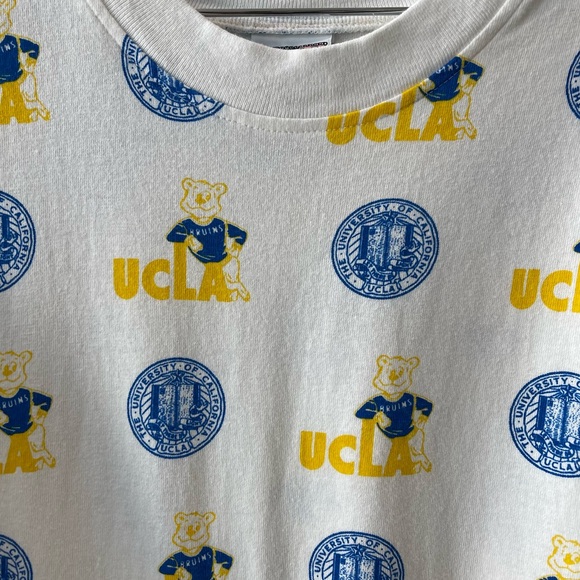 Vintage UCLA Bruins All Over Print MAde In USA Single Stitch OSFA University - Picture 4 of 7